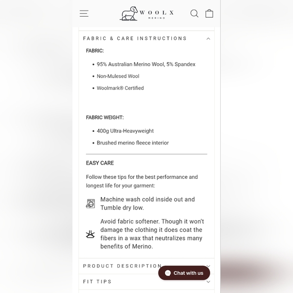 NWOT WOOLX Cubby Merino Hooded Sweatshirt Brown M - Picture 14 of 14